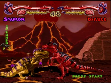 Primal Rage (US) screen shot game playing